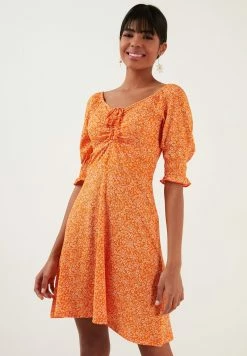 LELA Freizeitkleid - Orange -LELA Verkaufsshop 7d08a31612394734914901dac2be86b8