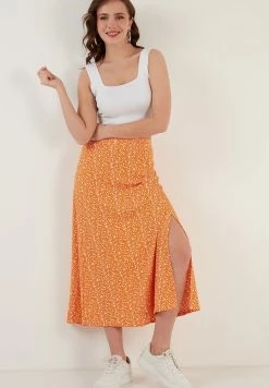 LELA A-Linien-Rock - Orange