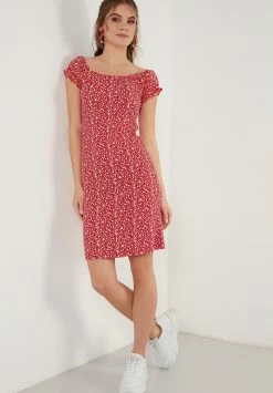 LELA REGULAR FIT - Etuikleid - Red -LELA Verkaufsshop 853f35554a744b95a474021c90e0cae5
