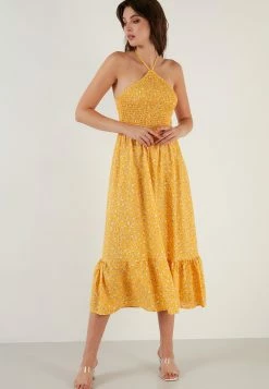 LELA REGULAR FIT - Freizeitkleid - Yellow