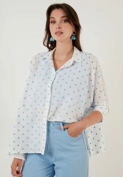 LELA Hemdbluse - Blue -LELA Verkaufsshop 882e22326648416daa879a3eca1c61b0