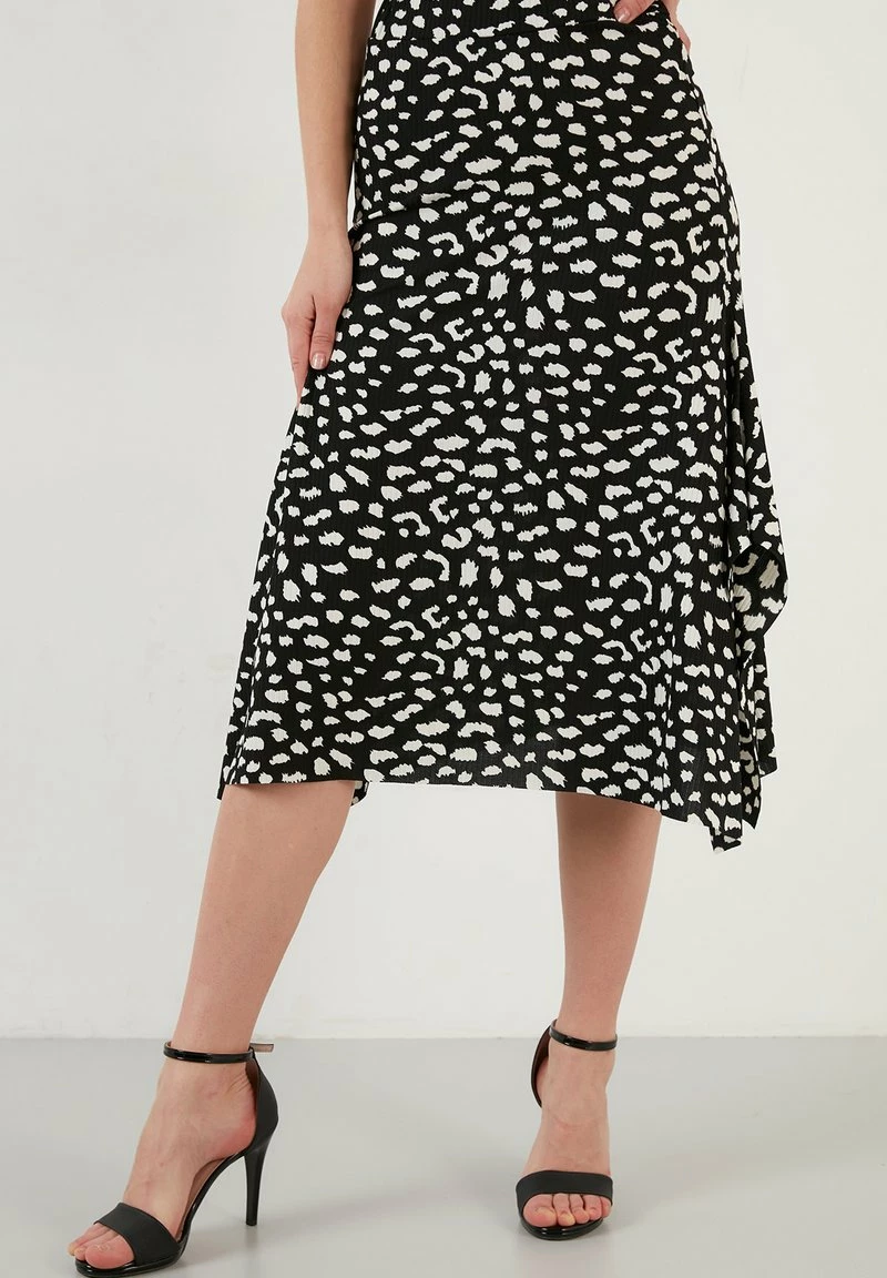 LELA MIDI - A-Linien-Rock - Black Lepoard 5 LELA MIDI - A-Linien-Rock - Black Lepoard – Bild 5