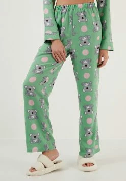 LELA REGULAR FIT - Nachtwäsche Set - Green -LELA Verkaufsshop 8b32bf7816da41bf9fcc38fcdb27c614