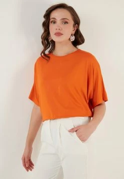 LELA LOOSE FIT - Bluse - Orange -LELA Verkaufsshop 8c7596939e494be6bea6b507a57df289