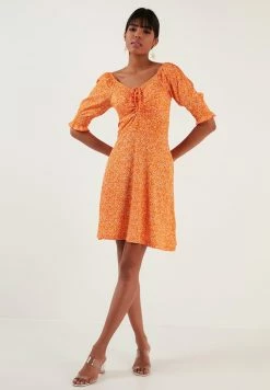 LELA Freizeitkleid - Orange