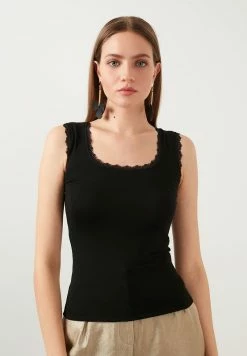 LELA SQUARE NECK LACE DETAILED ATHLETE - Top - Black 10 LELA SQUARE NECK LACE DETAILED ATHLETE - Top - Black -LELA Verkaufsshop 9419b9799d704da9b715bd0fd3ac7d76 1