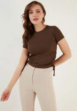 LELA SLEEVE - Bluse - Brown