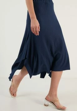 LELA A-Linien-Rock - Indigo