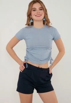 LELA SLEEVE - Bluse - Baby Blue -LELA Verkaufsshop 9e3c7dcd38da4735b403c4bd7f1efbe6