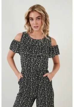 LELA SLIM FIT - Jumpsuit - Black-white 8 LELA SLIM FIT - Jumpsuit - Black-white -LELA Verkaufsshop a065192a7c1d47319f3f90ef4c56bb43