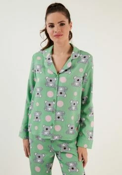 LELA REGULAR FIT - Nachtwäsche Set - Green -LELA Verkaufsshop a1145ba77bc94e1f8e445c1d9dc28ec6