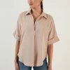 LELA LOOSE FIT - Bluse - Stone