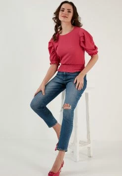 LELA REGULAR FIT - Bluse - Fuchsia 9 LELA REGULAR FIT - Bluse - Fuchsia -LELA Verkaufsshop a34aa9ee0d0d42ceb82c2811780ceabc