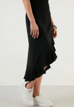 LELA REGULAR FIT - A-Linien-Rock - Black -LELA Verkaufsshop a37de63d650c4f86bf664e3878e76216