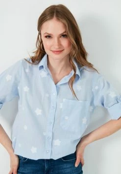 LELA REGULAR FIT - Hemdbluse - Blue