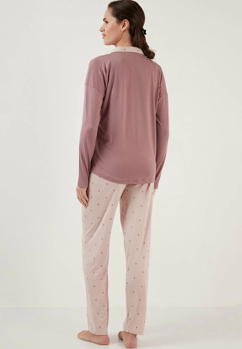 LELA REGULAR FIT - Nachtwäsche Set - Powder Pink 3 LELA REGULAR FIT - Nachtwäsche Set - Powder Pink – Bild 3