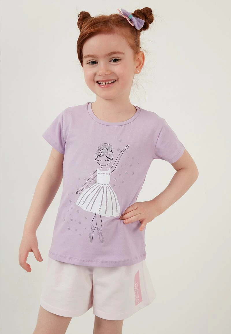 LELA REGULAR FIT - T-Shirt Print - Lilac 2 LELA REGULAR FIT - T-Shirt Print - Lilac – Bild 2