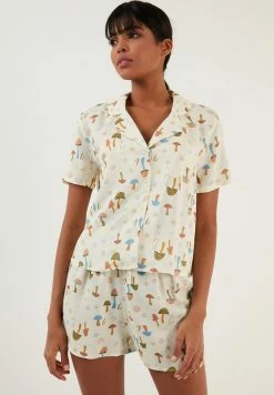 LELA REGULAR FIT - Nachtwäsche Set - Beige