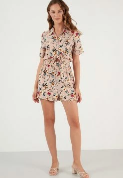 LELA REGULAR FIT - Jumpsuit - Beige -LELA Verkaufsshop b184a56b145b4dab97bcd583d80f36be 1