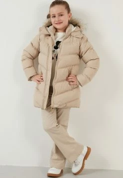 LELA Wintermantel - Stone Colored