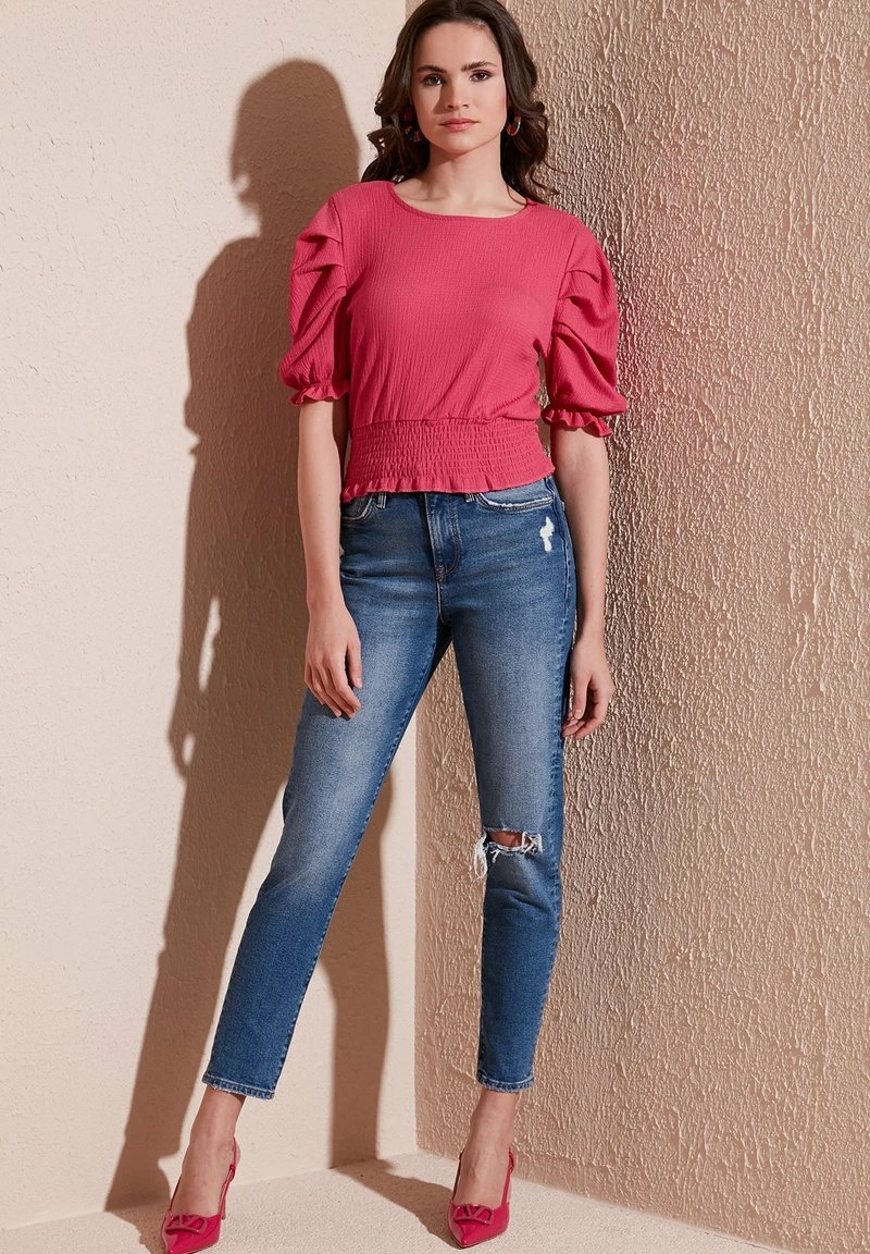 LELA REGULAR FIT - Bluse - Fuchsia 5 LELA REGULAR FIT - Bluse - Fuchsia – Bild 5