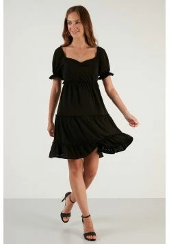 LELA REGULAR FIT - Freizeitkleid - Black -LELA Verkaufsshop ba4b0f7e481d47428bba42576a3014bd