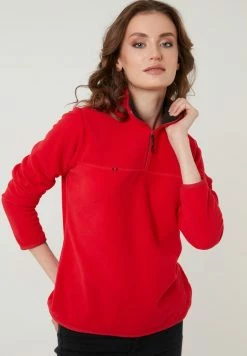 LELA Fleecepullover - Red -LELA Verkaufsshop bb60a074ae5346cf869445279cd29337
