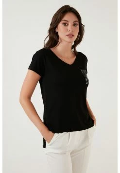 LELA T-Shirt Print - Black 10 LELA T-Shirt Print - Black -LELA Verkaufsshop c21bb11ee5984460b23caf4d91b15c34