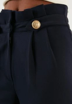 LELA REGULAR FIT - Stoffhose - Dark Blue -LELA Verkaufsshop c221431417444da98cfcadf876eb0e6a