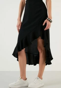 LELA REGULAR FIT - A-Linien-Rock - Black -LELA Verkaufsshop c4021b4362b3413aaf9e6a3d2390b8e9