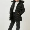 LELA REGULAR FIT - Wintermantel - Black