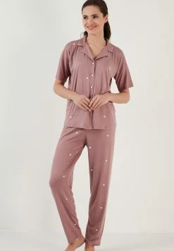 LELA REGULAR FIT - Nachtwäsche Set - Dusty Rose -LELA Verkaufsshop c6042017800643409f349d464272e6eb