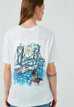 LELA T-Shirt Print - White