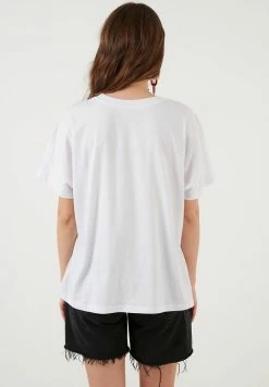 LELA CREW NECK - T-Shirt Basic - White -LELA Verkaufsshop ccfb72cb13504fdf8060692b24c416c4