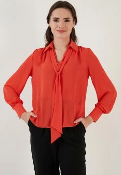 LELA REGULAR FIT - Bluse - Orange -LELA Verkaufsshop d0d489bfad6440379ef6e6cb69ca549a