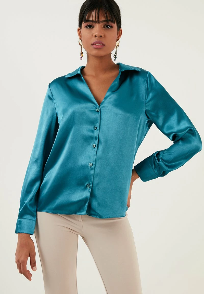 LELA REGULAR FIT - Hemdbluse - Green 5 LELA REGULAR FIT - Hemdbluse - Green – Bild 5