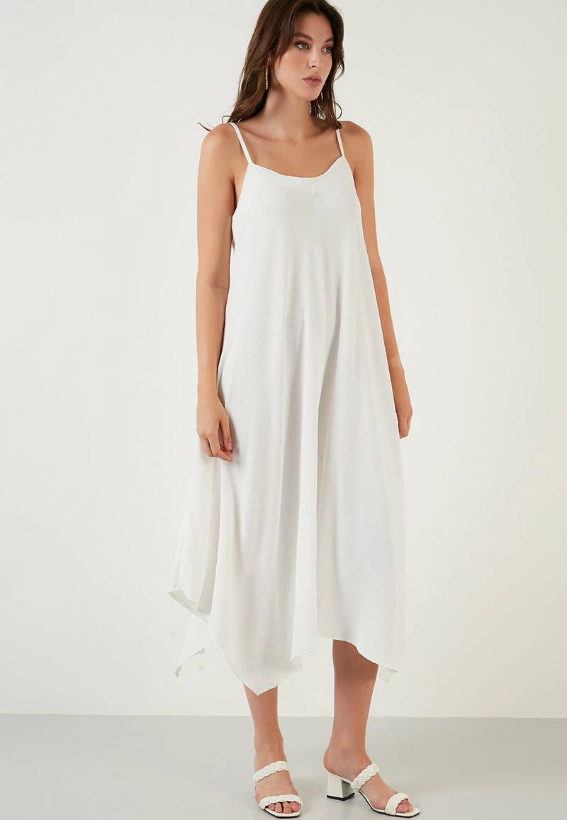 LELA LOOSE FIT - Jumpsuit - Ecru 4 LELA LOOSE FIT - Jumpsuit - Ecru – Bild 4