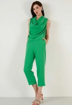 LELA TWO PIECE SET - REGULAR FIT - Stoffhose - Green