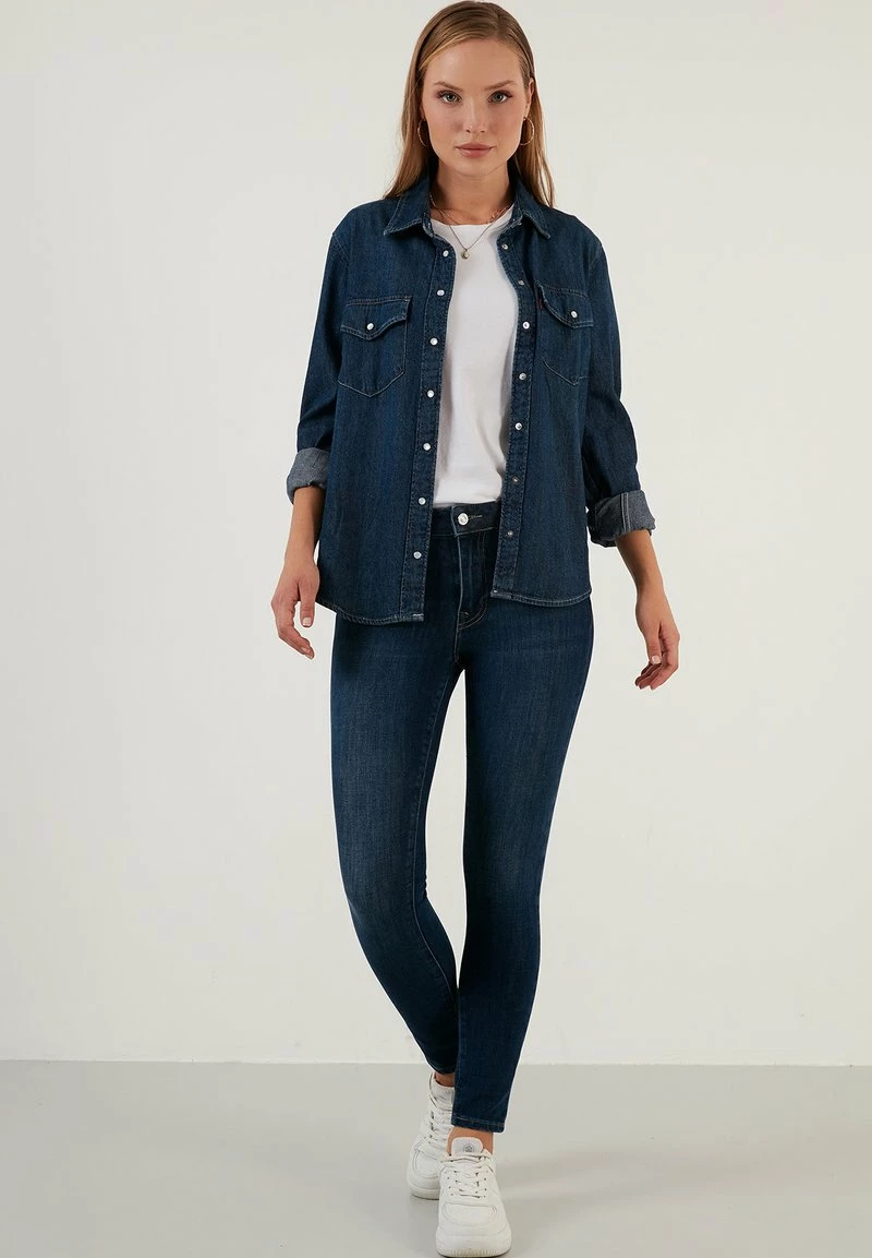 LELA SLIM FIT - Jeans Skinny Fit - Dark Blue 2 LELA SLIM FIT - Jeans Skinny Fit - Dark Blue – Bild 2