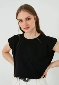 LELA T-Shirt Basic - Black