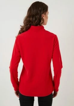 LELA Fleecepullover - Red -LELA Verkaufsshop da5ca838a1cc4d088a89b0171be30499