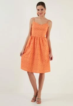 LELA REGULAR FIT - Freizeitkleid - Orange