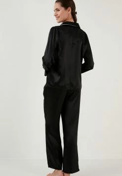 LELA REGULAR FIT - Nachtwäsche Set - Black -LELA Verkaufsshop dee73037aef34afb8e3c0a5d52d2b501