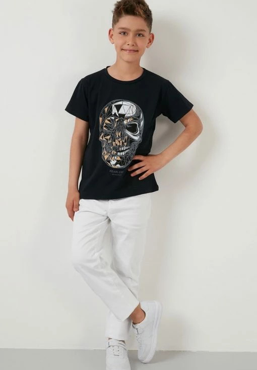 LELA REGULAR FIT - T-Shirt Print - Navy Blue -LELA Verkaufsshop df584d330b6c464ea8b2e2626b49195e