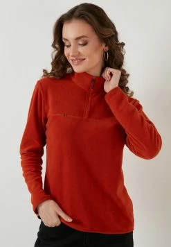 LELA Fleecepullover - Orange -LELA Verkaufsshop e8fff65c2b6c4b2e8a8f66f0f911cdb0