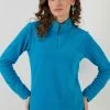 LELA Fleecepullover - Turquoise