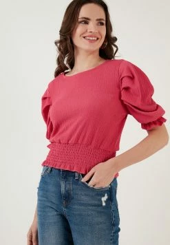 LELA REGULAR FIT - Bluse - Fuchsia