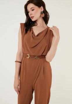 LELA REGULAR FIT - Jumpsuit - Mink -LELA Verkaufsshop f10143659c9b405fa6cfa71844ec43c8