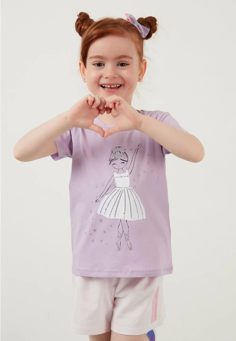 LELA REGULAR FIT - T-Shirt Print - Lilac 4 LELA REGULAR FIT - T-Shirt Print - Lilac – Bild 4