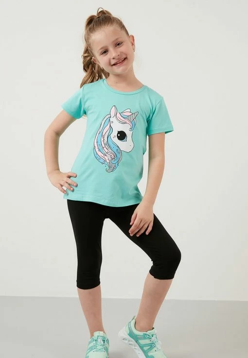 LELA TWO PIECE SET - REGULAR FIT - Leggings - Hosen - Mint, Black -LELA Verkaufsshop f4658883e9434740adb77bb88ebdf8bf